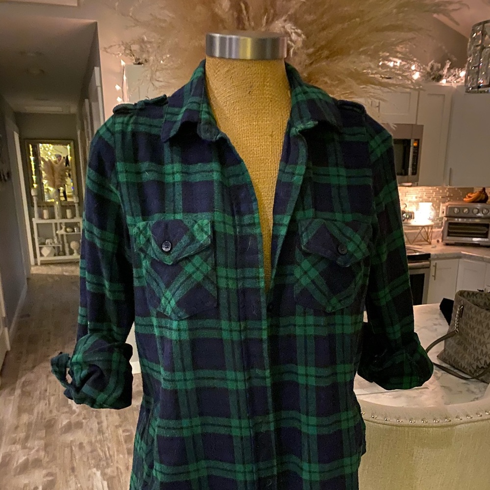 Plaid tunic